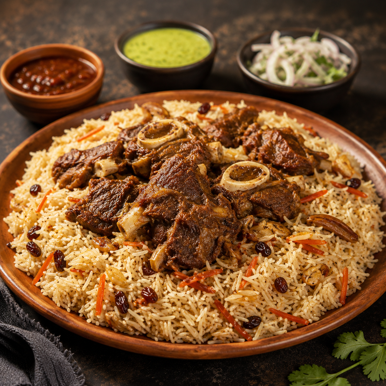 Afghani rice with mutton